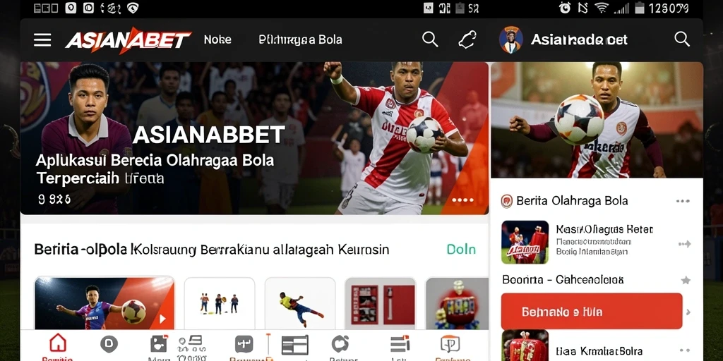 Tampilan antarmuka ASIANABET yang menarik dan mudah digunakan.