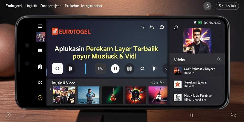 Screenshot aplikasi EURTOGEL dengan tampilan antarmuka yang intuitif.