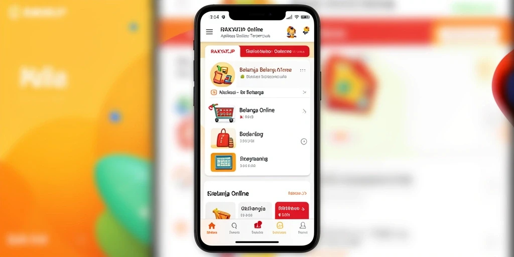 Tampilan antarmuka RAKYATJP untuk belanja online yang mudah digunakan.