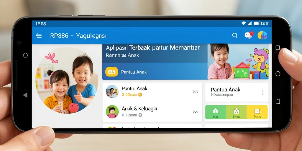 Tampilan antarmuka aplikasi Pantau Anak yang intuitif dan mudah digunakan.