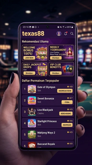 Discover Aplikasi Terpopuler di texas88 — Hub Unduhan Terpercaya